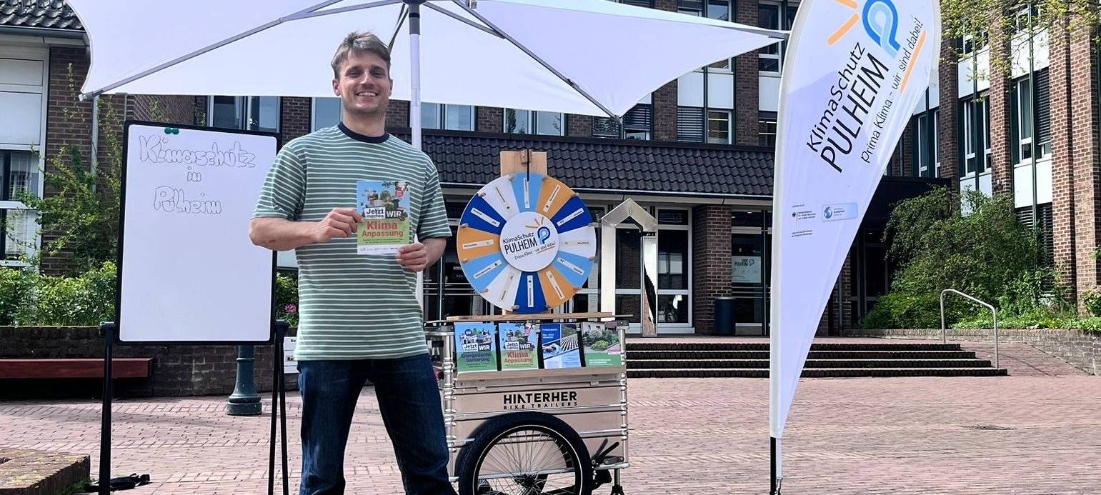 Pulheim startet mobilen Klima-Infostand auf Wochenmarkt