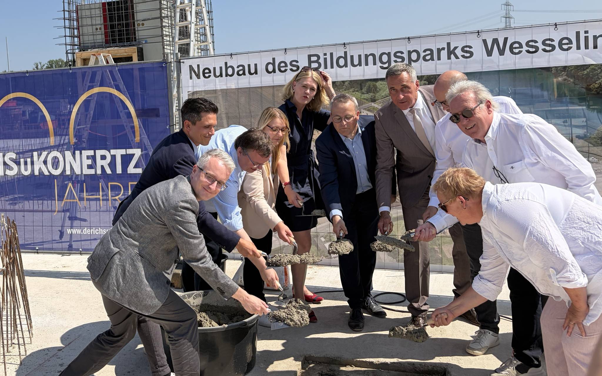 Wesseling: Grundstein für Bildungspark Urfeld gelegt