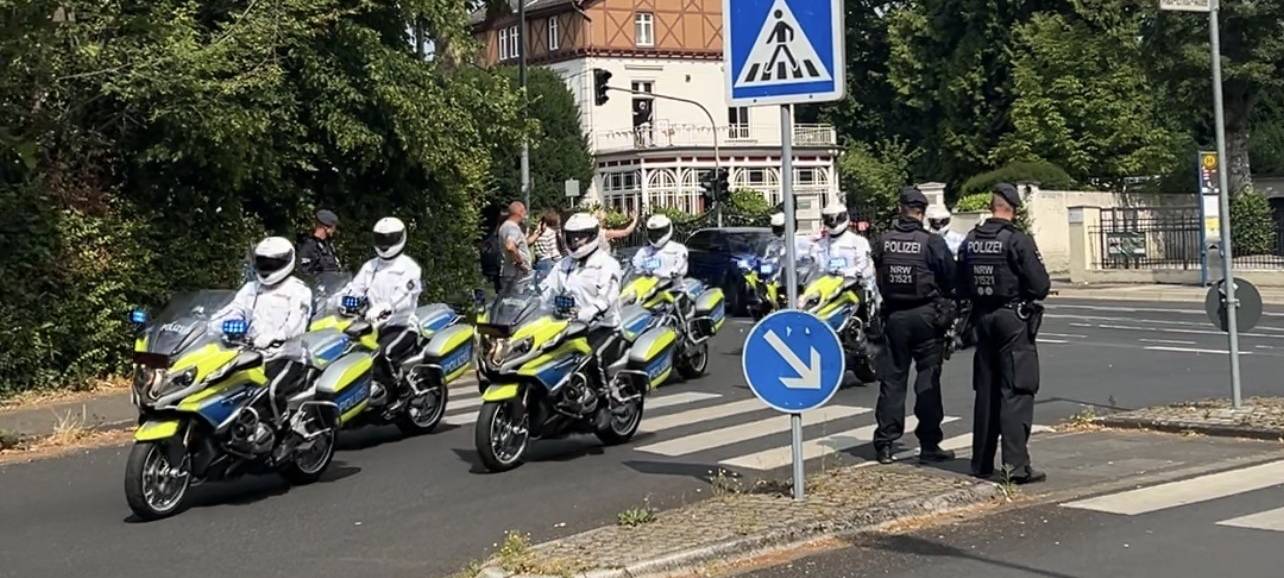 Brühl: Staatsbesuch hat für massive Sperrung gesorgt