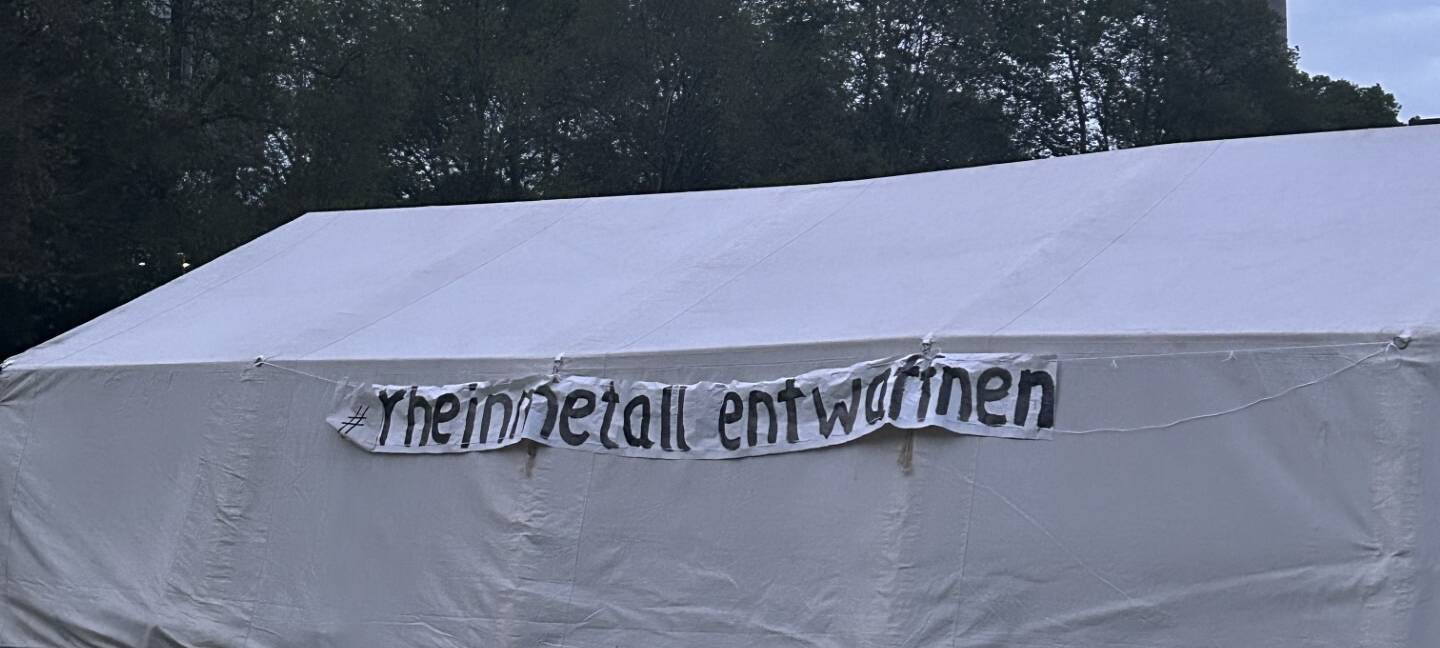 Rheinmetall entwaffnen: Protestaktionen in Köln und Bonn
