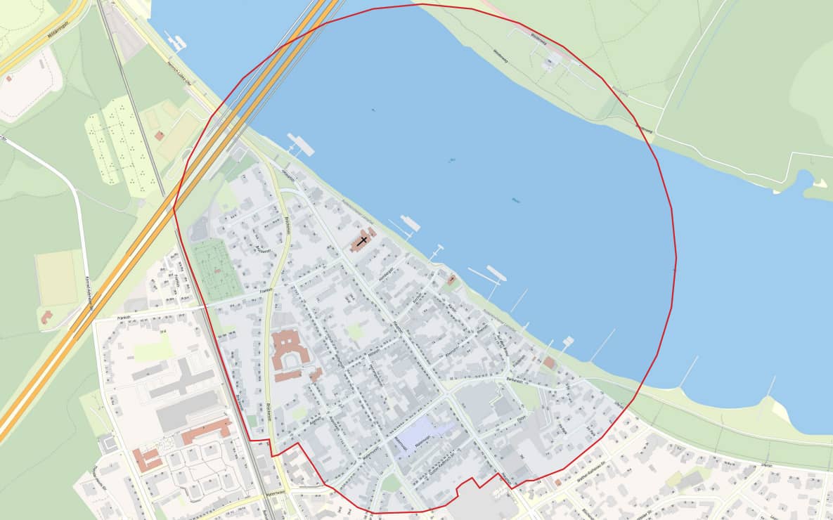 Bombenfund in Köln-Rodenkirchen